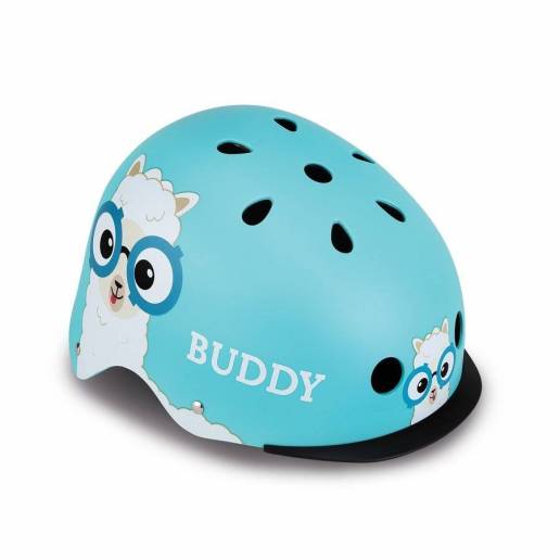 Kids Helmet Globber Elite Lights XS / S Poolside Blue Buddy 2021