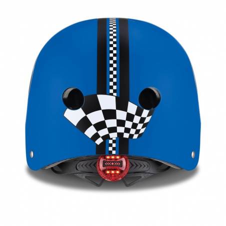 Kids Helmet Globber Elite Lights XS / S Navy Blue Racing 2021