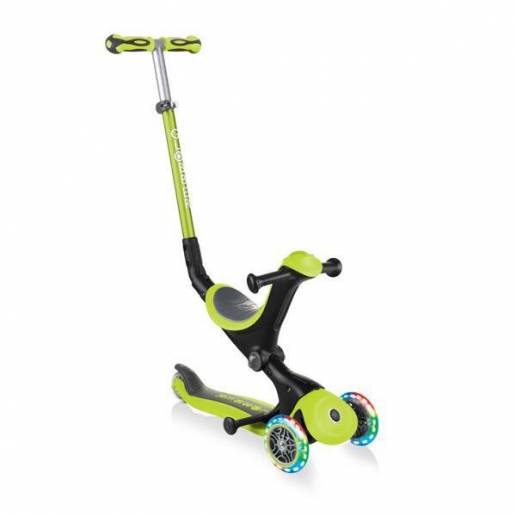 Globber GO-UP Deluxe Lights / Lime green (5 in 1) 2021