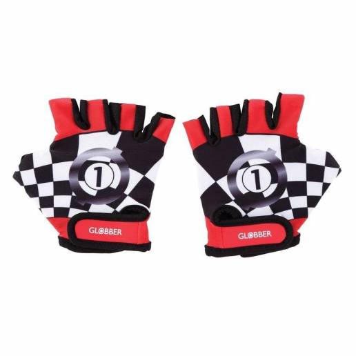 Globber Cycling Gloves XS New Red Racing