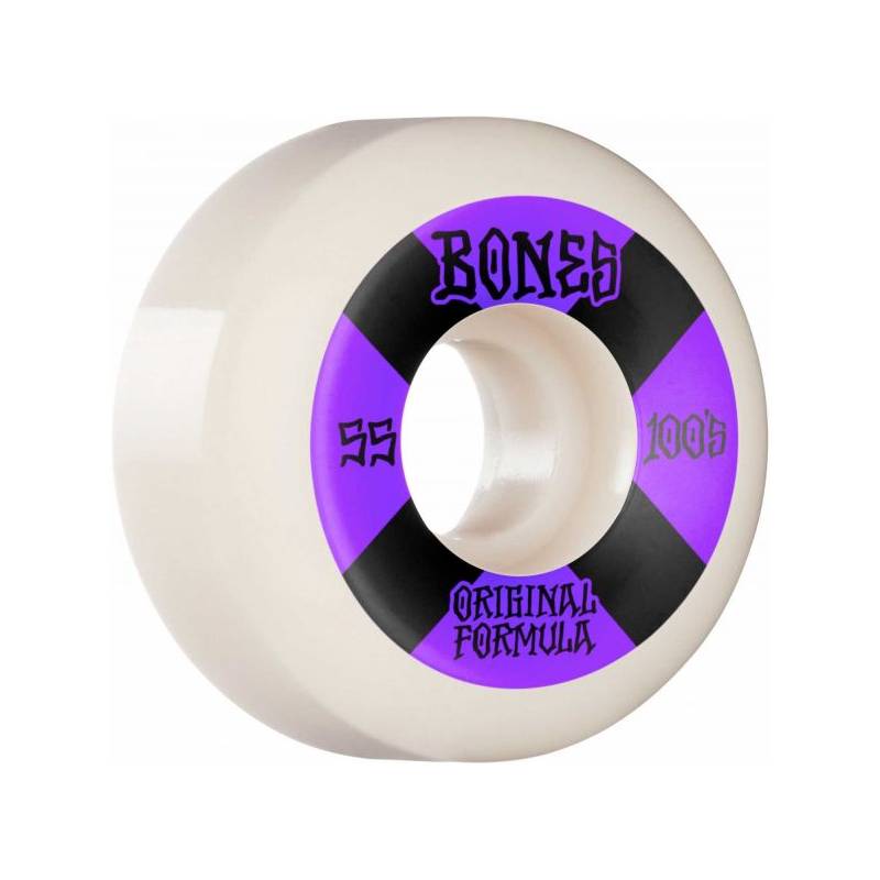 Bones Wheels OG Formula Skateboard Wheels 100A 55mm V5 Sidecut
