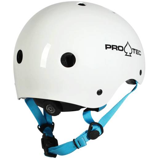 Pro-Tec Helmet JR Classic Fit Cert Gloss White YM YOUTH