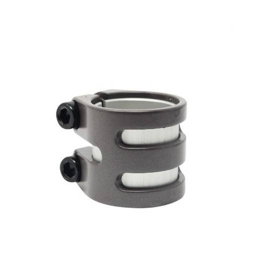 District Scooters Double Light Clamp - Titanium Grey