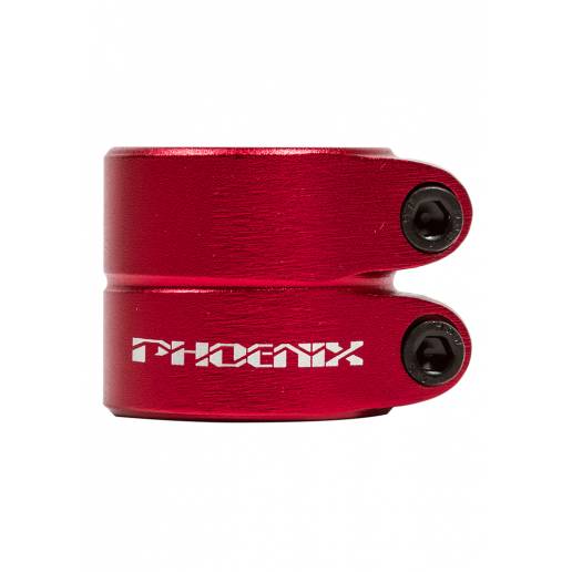 Phoenix Cylinder Oversized Double Clamp Red